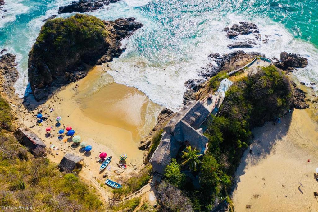 Playa Amor - Private Villa & Best Views Zipolite Eksteriør billede